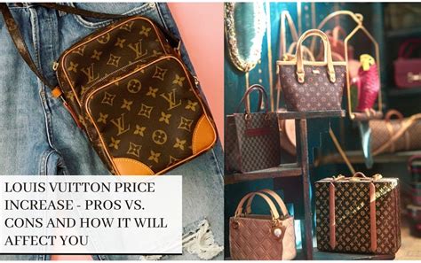 louis vuitton price increases|louis vuitton price list.